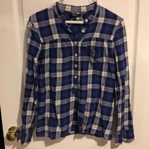Madewell plaid long sleeve